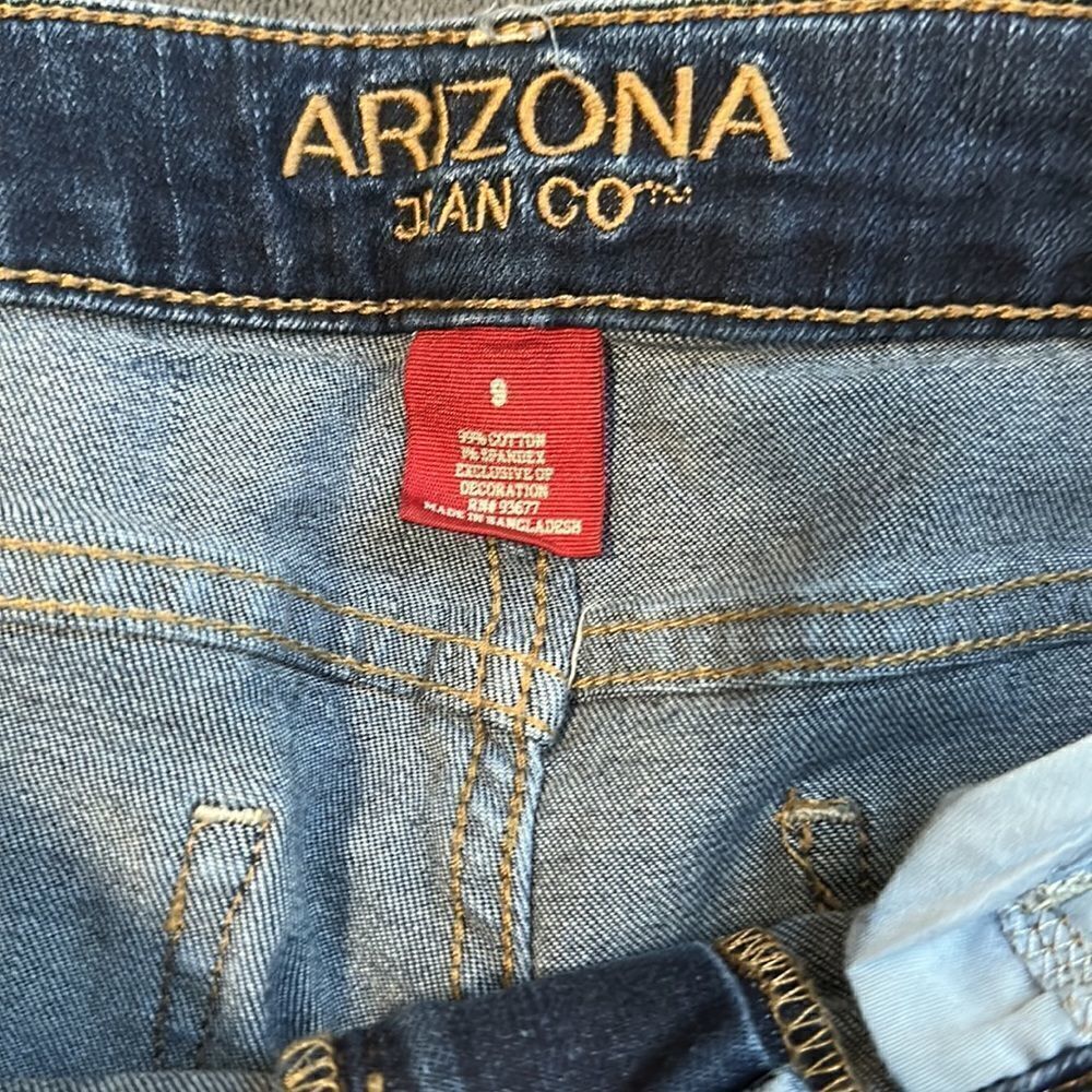 Arizona Jeans Company Juniors Ankle Jeans Size 9 - Picture 6 of 8